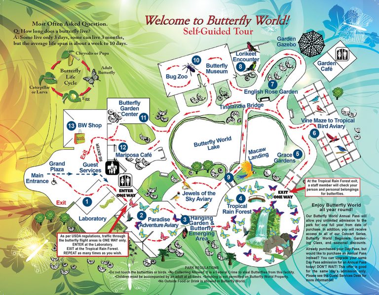 wake forest self guided tour map
