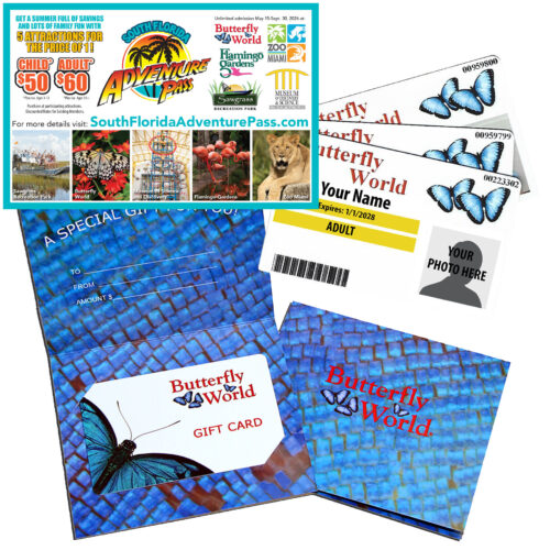 Gift Admission Tickets, Gift Memberships, Gift Cards & South FL Adventure Pass -Starts May 15
